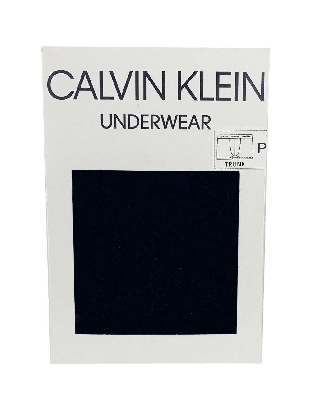 Cueca Calvin Klein Trunk Seamless Mescla Duo Azul Marinho
