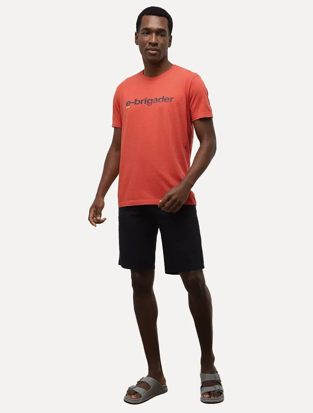 Camiseta Osklen Masculina Slim Vintage E-brigader Vermelha