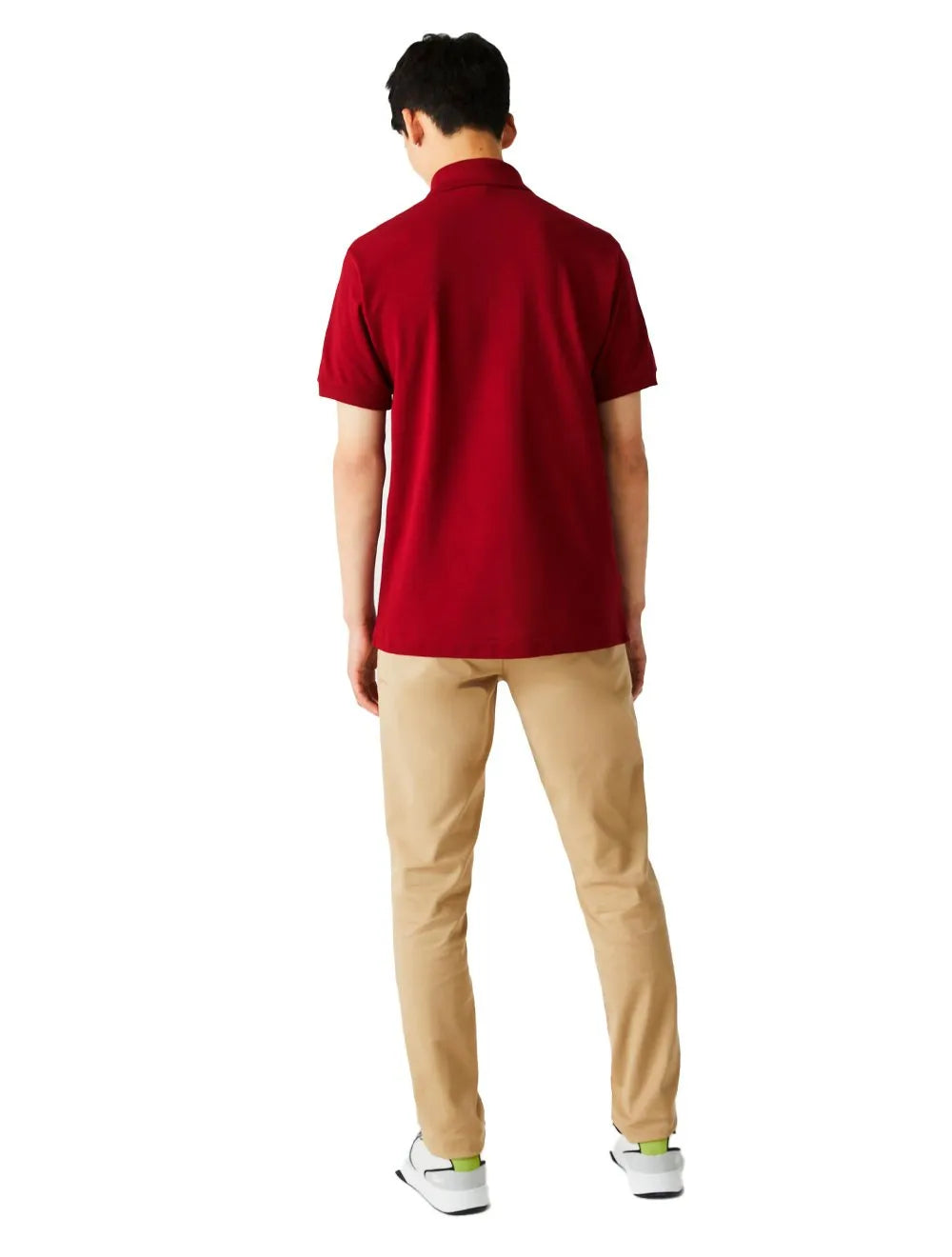 Polo Lacoste Masculina L.12.12 Marsala