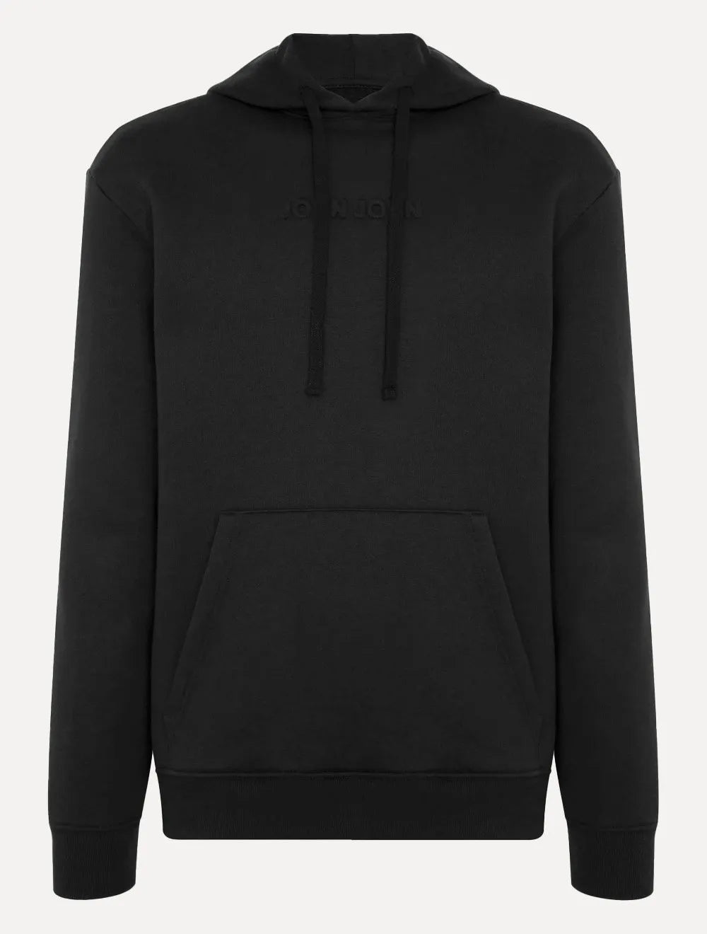 Moletom John John Masculino Embossed Capuz Logo Preto