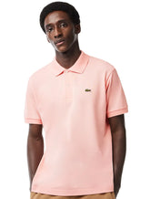Polo Lacoste Masculina L.12.12 Peach Rosa