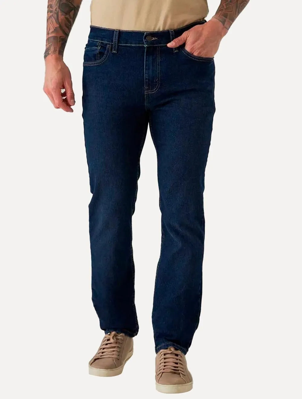 Calça Levis Jeans Masculina 511 Slim Intermedium Stretch Azul