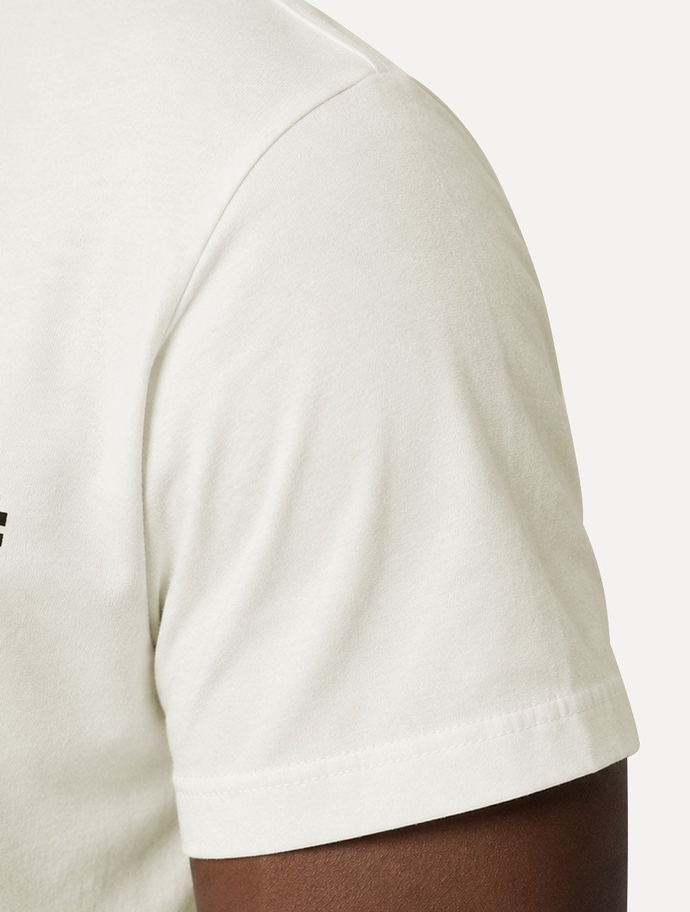 Camiseta John John Masculina Regular Fit Simple Lines Off White