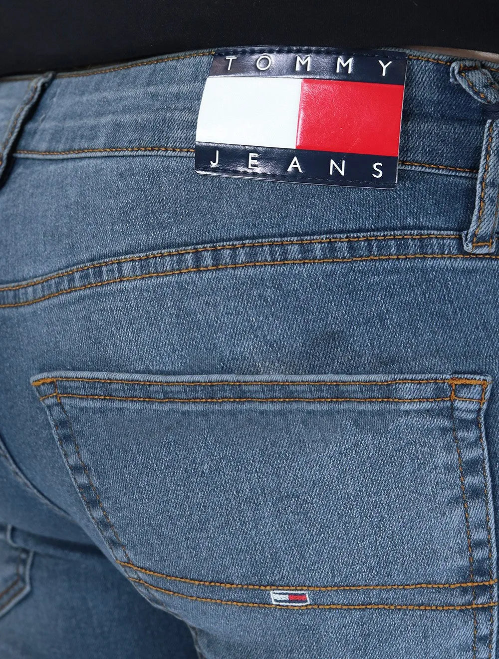 Calça Tommy Jeans Masculina Regular Straight Otis Azul