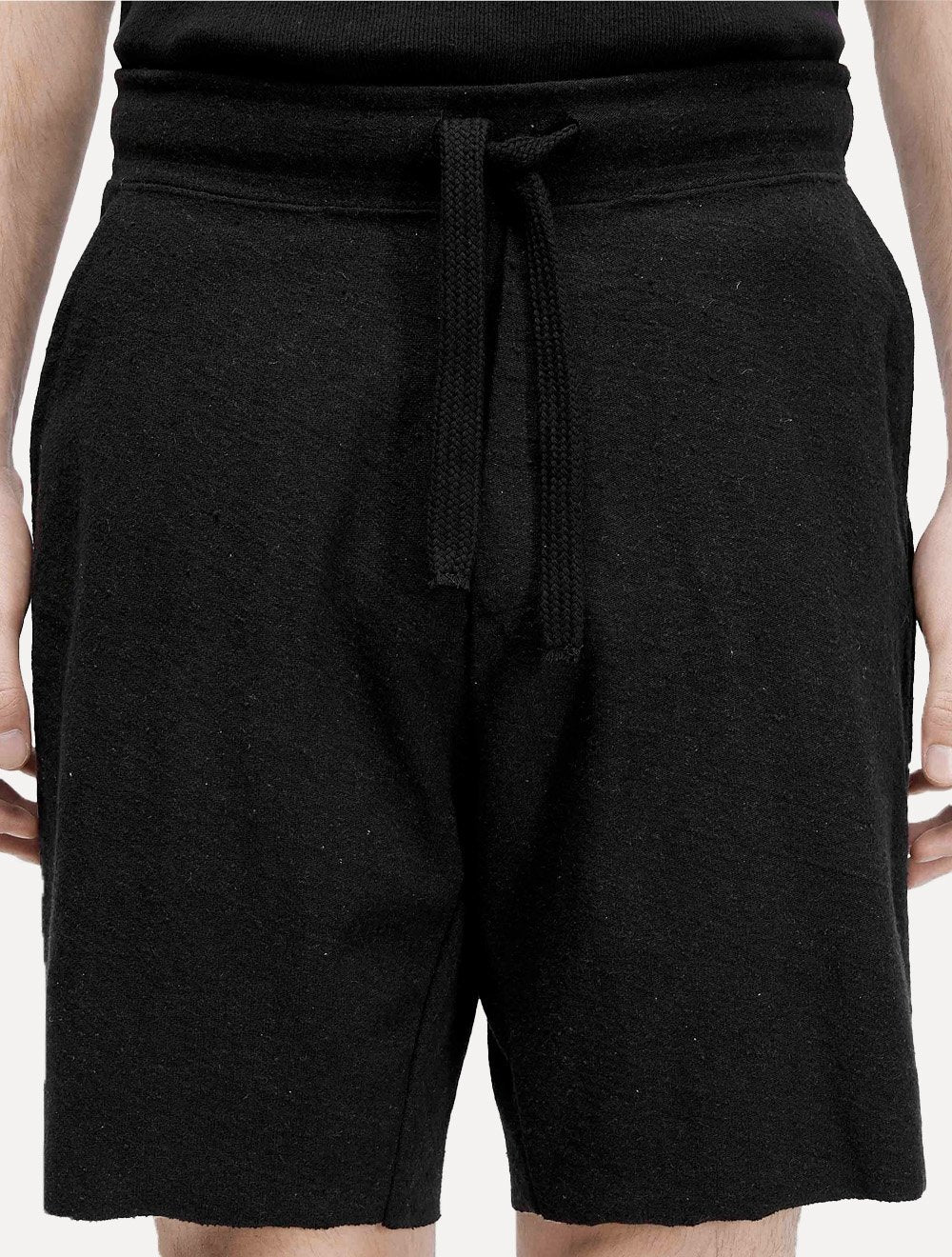 Bermuda Osklen Masculina Moletom Rustic E-Basics Preta