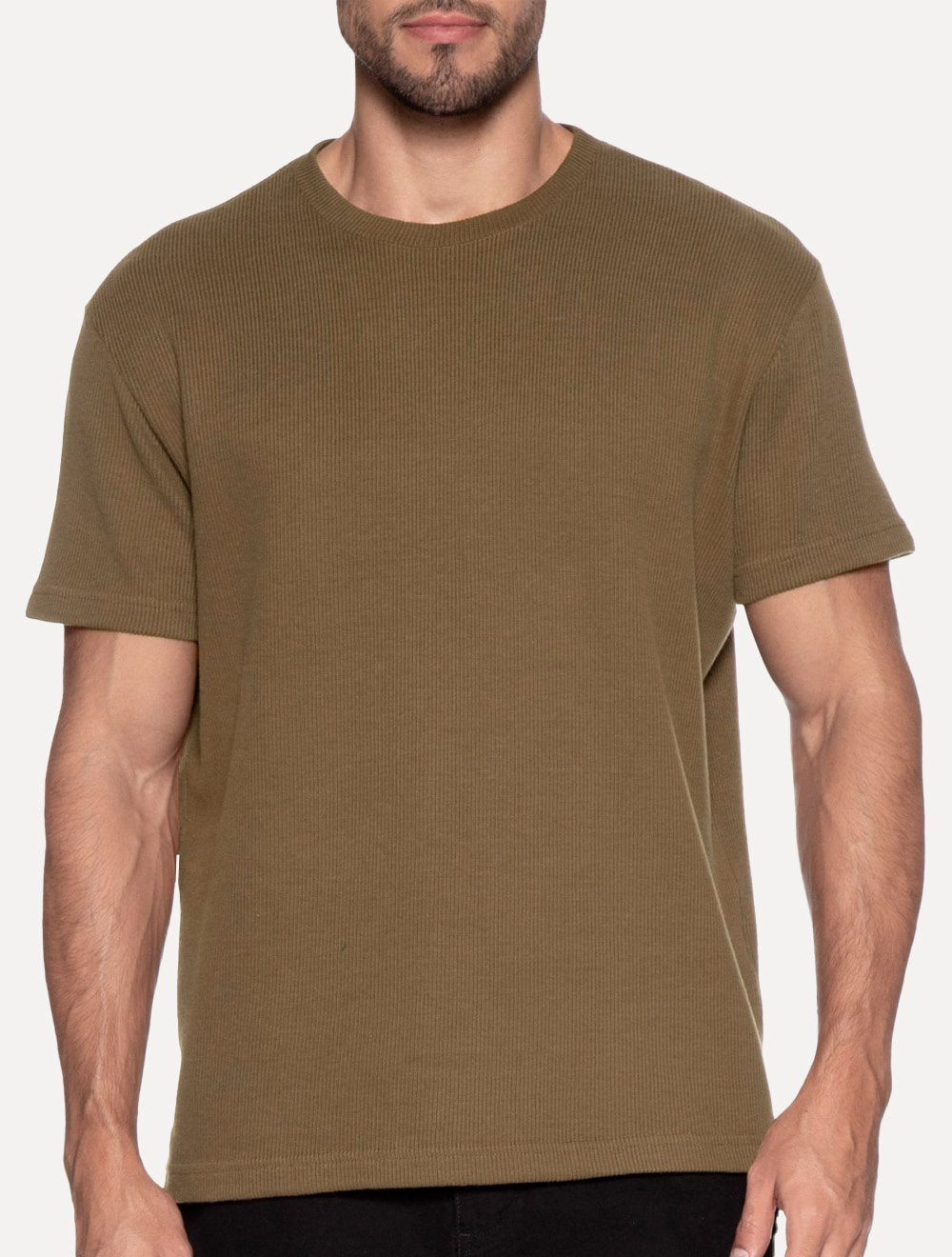 Camiseta Osklen Masculina Canelado Pure Soft Marrom