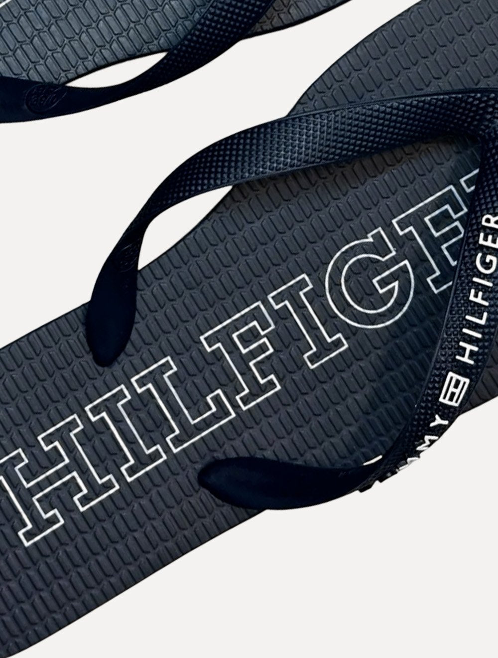 Chinelo Tommy Hilfiger Sandal Rubber Beach Azul Marinho