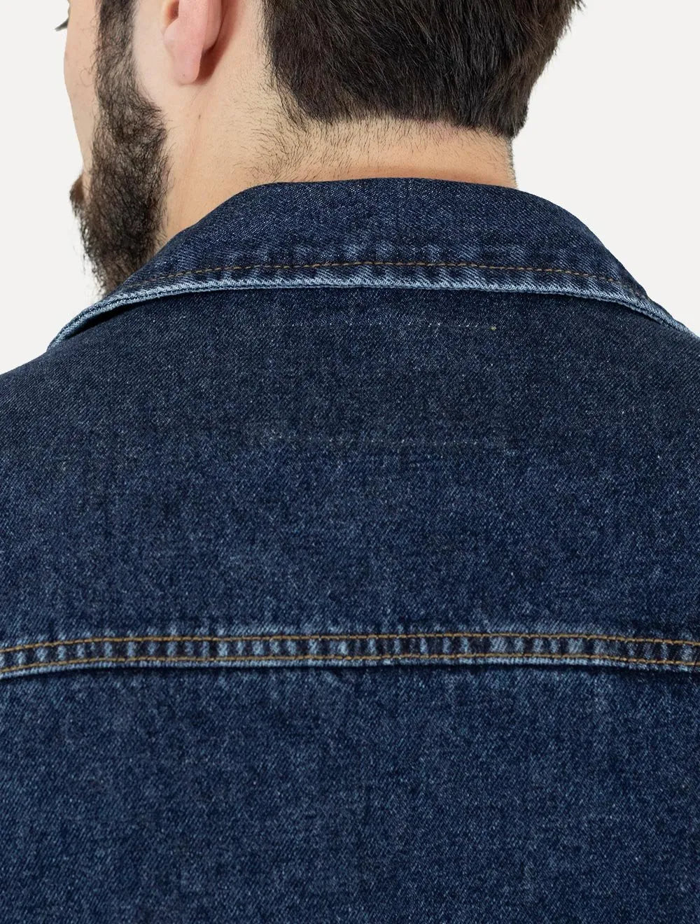 Jaqueta Calvin Klein Jeans Trucker Denim Azul Escuro