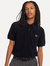 Polo Fred Perry Masculina Regular Piquet Plain Logo Azul Marinho