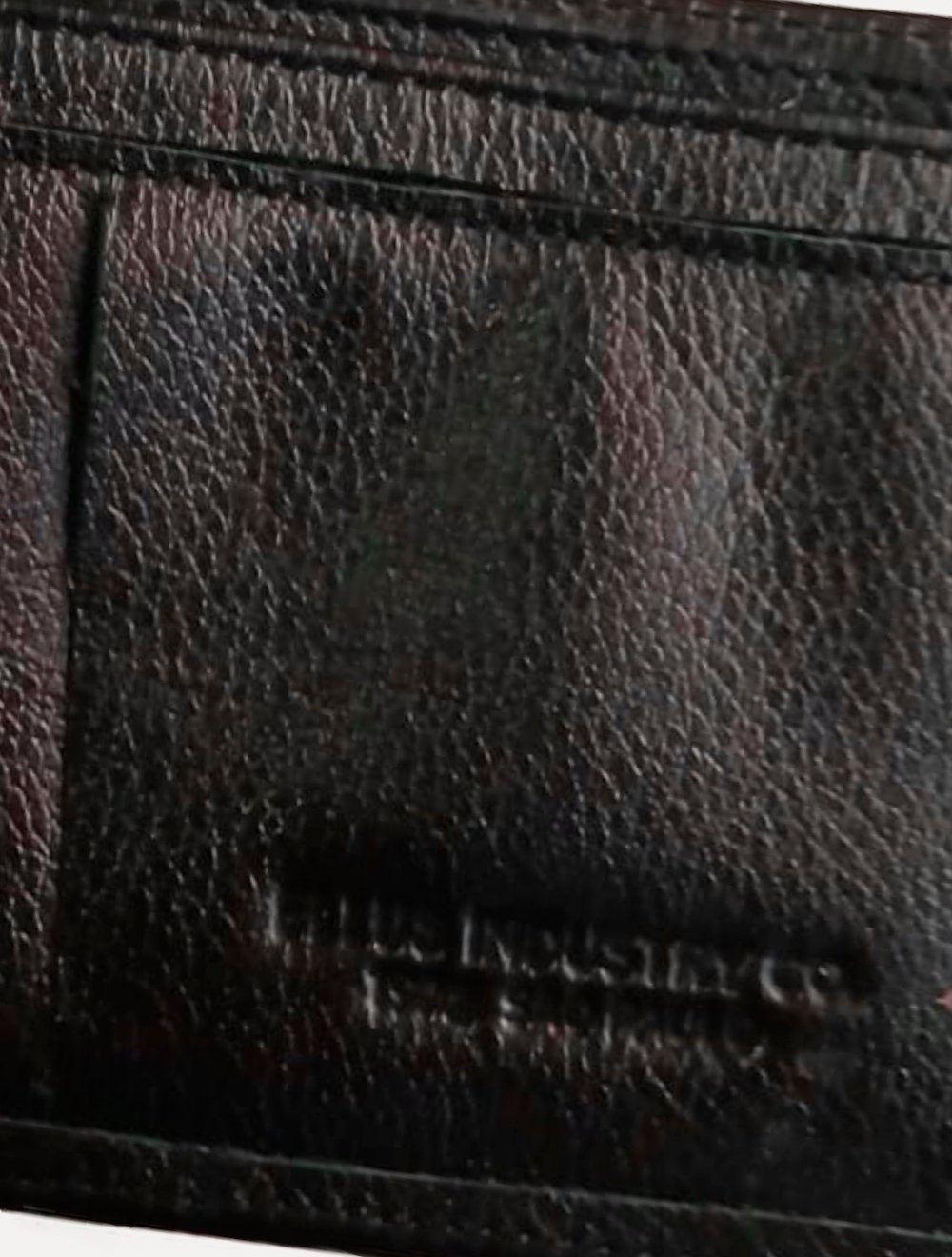 Carteira Ellus Masculina Porta-Cartão Couro Ellord Marrom Escuro