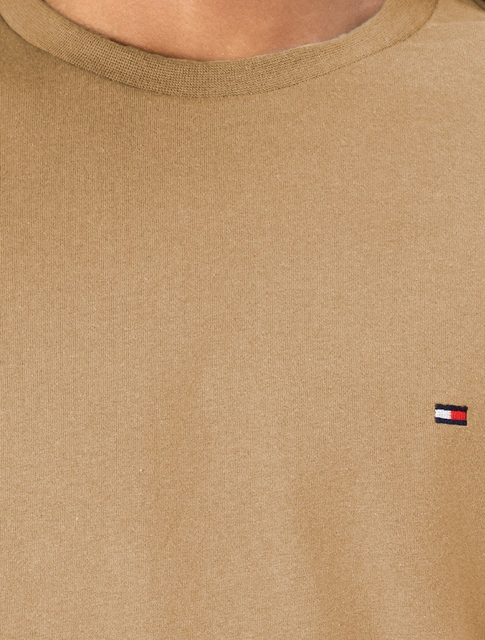 Camiseta Tommy Hilfiger Masculina Essential Cotton Cáqui