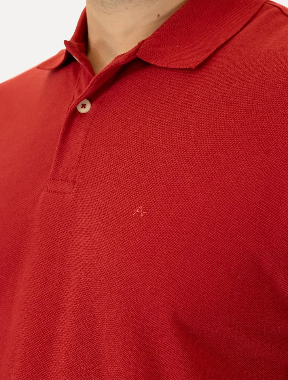 Polo Aramis Masculina Piquet Basic Mono Vermelha