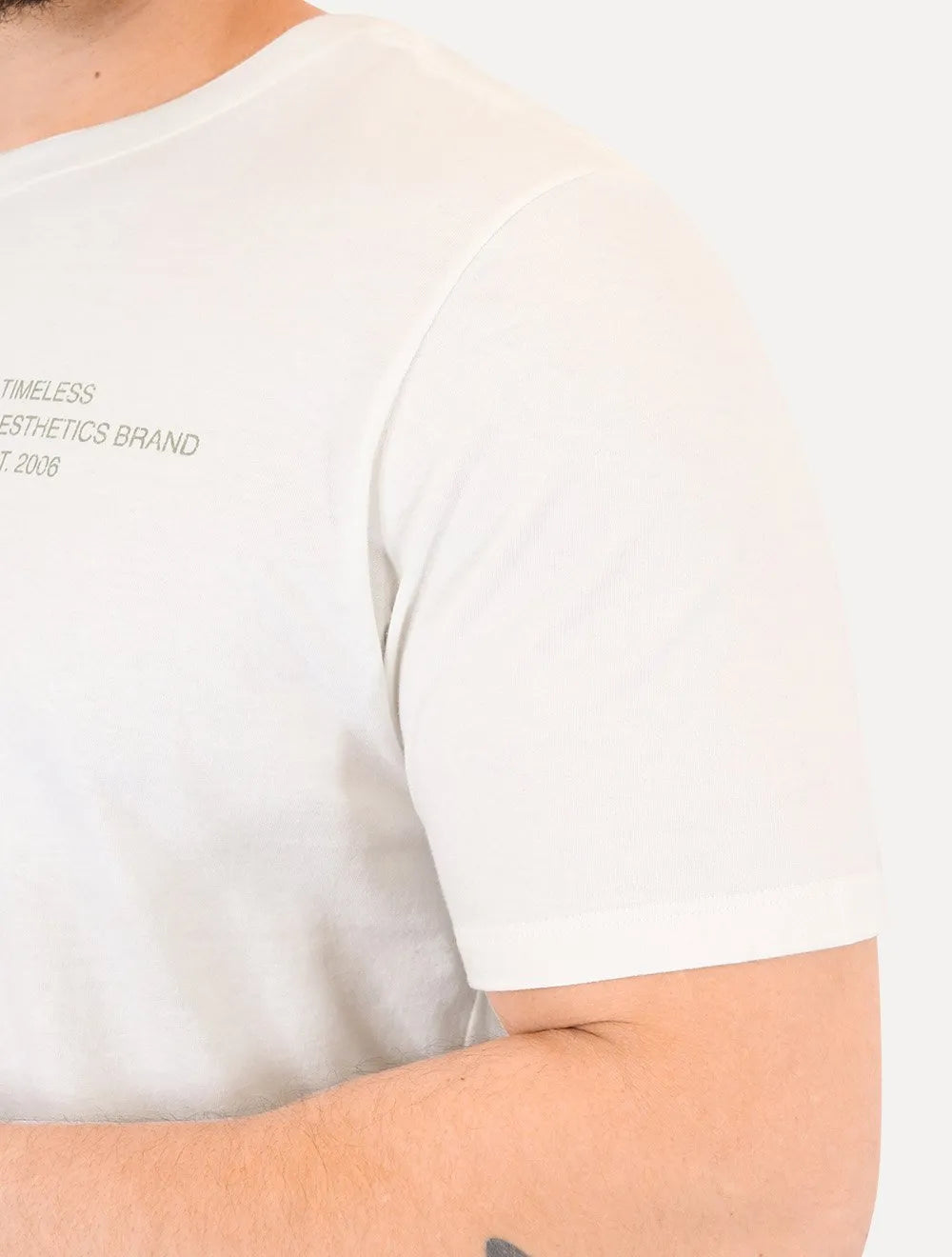 Camiseta John John Masculina Regular Fit Timeless Space Branca