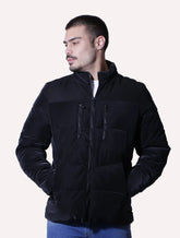 Jaqueta Victory Eagle Masculina Nylon Puffer Preta