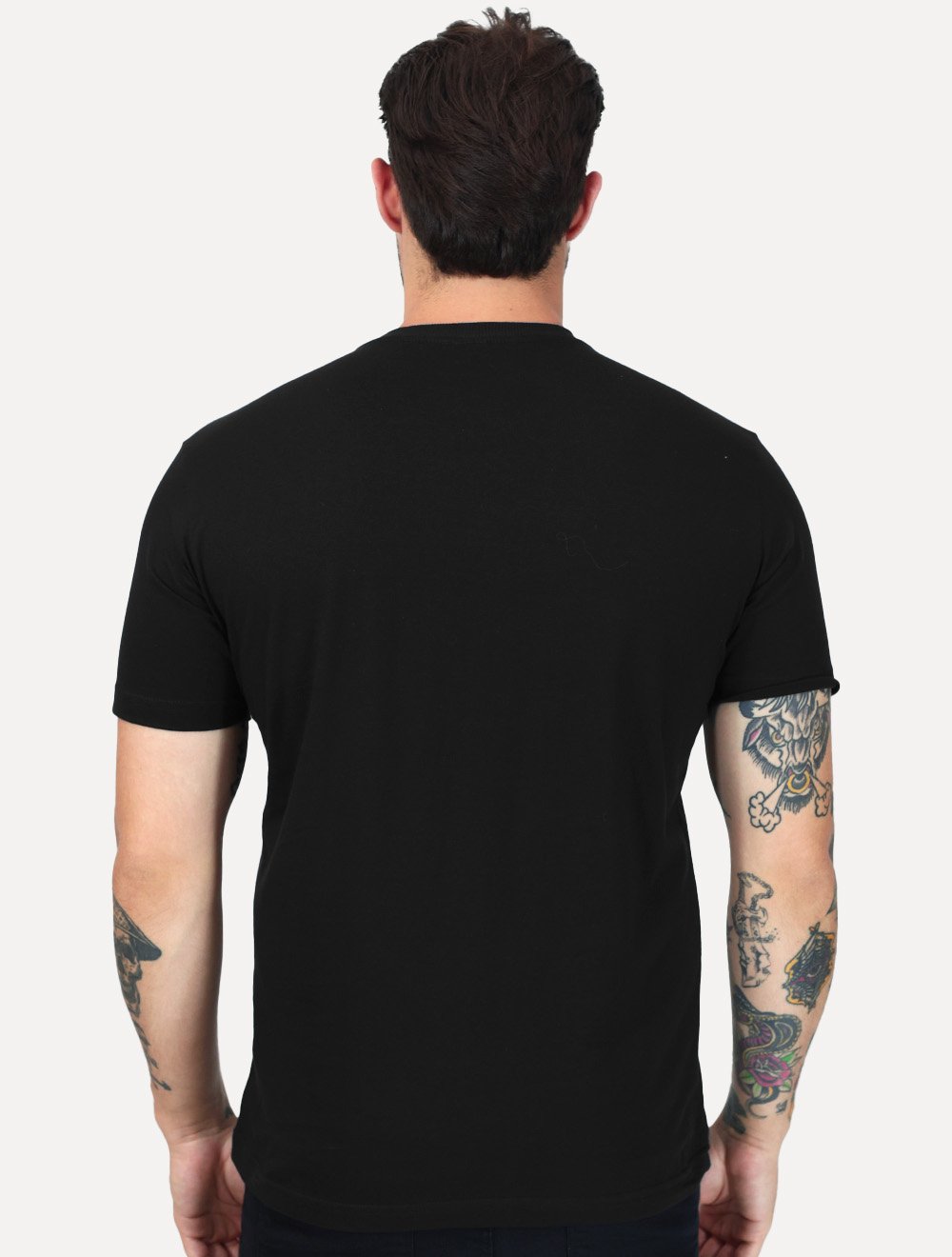 Camiseta King & Joe Masculina Circle Cracked Preto