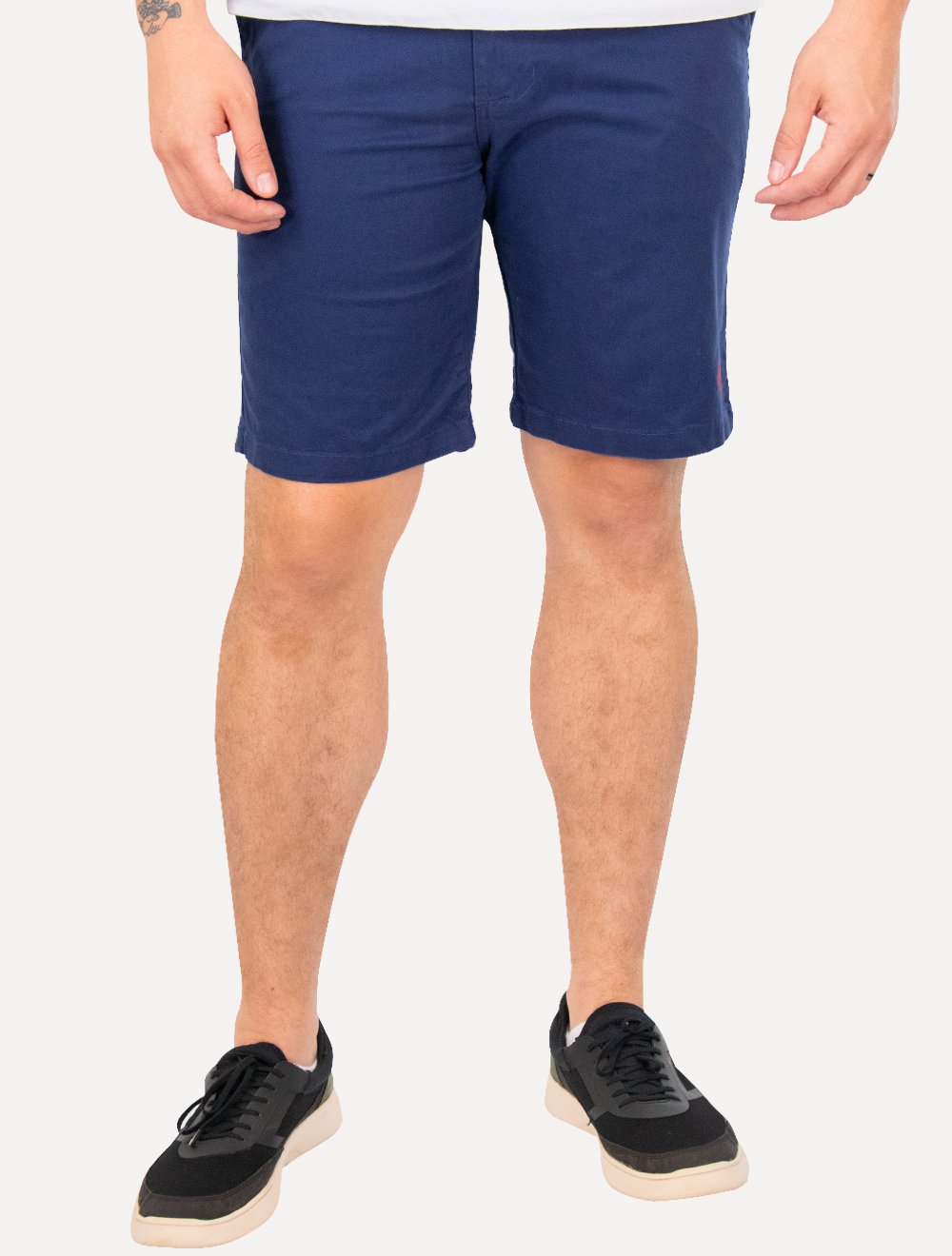 Bermuda Ralph Lauren Masculina Sarja Chino Azul Royal