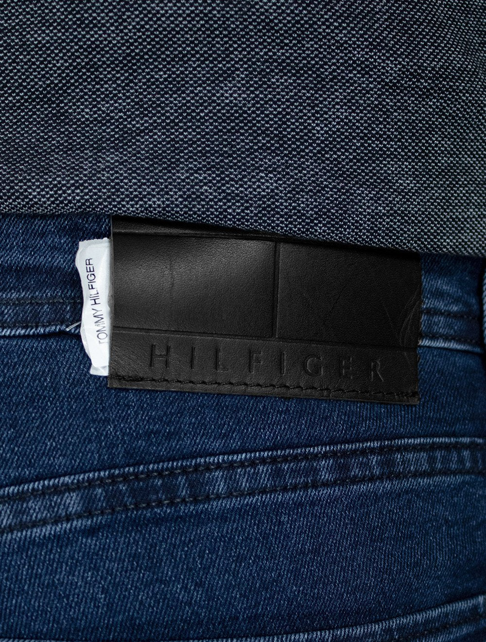 Calça Tommy Hilfiger Jeans Masculina Slim Bleecker Azul Medium
