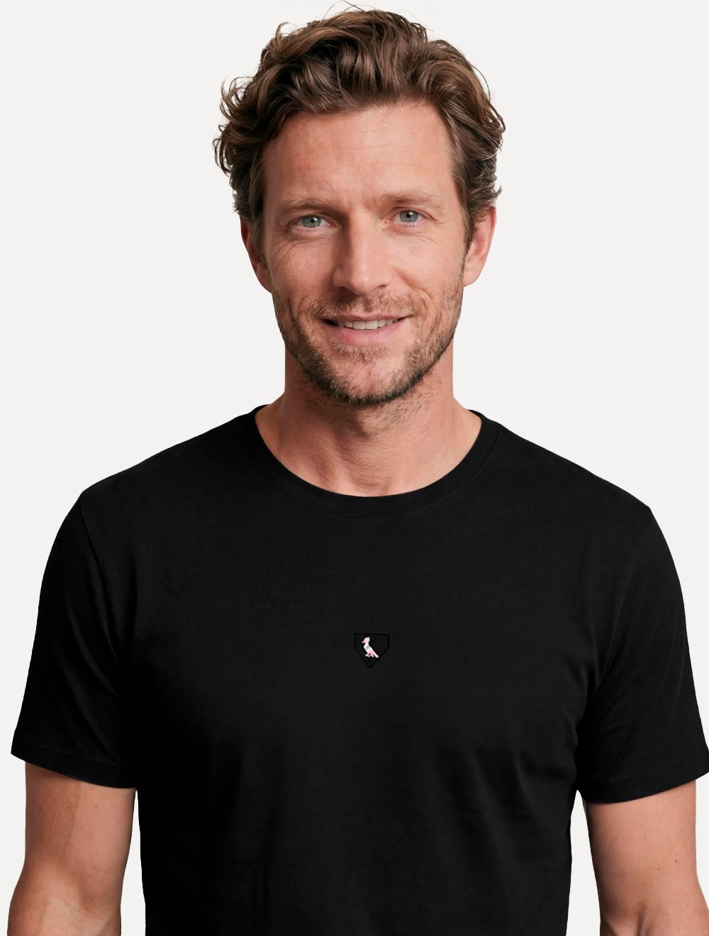 Camiseta Reserva Masculina SPFC Patch Minimalist Preta