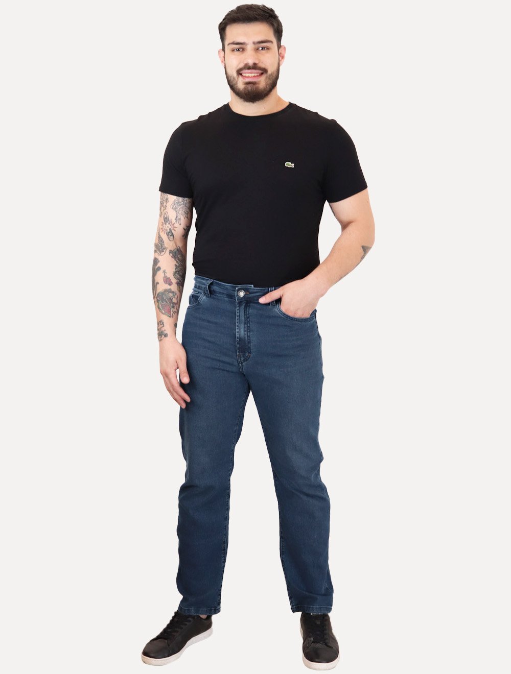 Calça Jeans John John Masculina Straight Samoa Médio