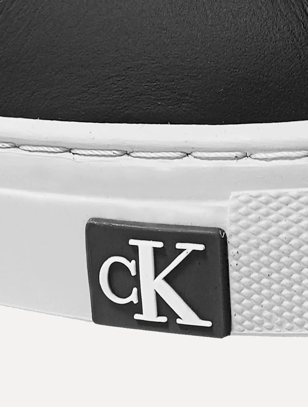 Tênis Calvin Klein Jeans Masculino Couro Project Queima Preto