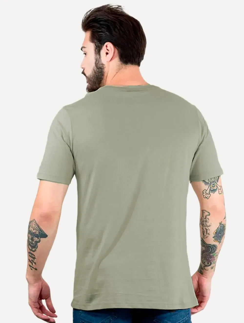 Camiseta John John Masculina JJ Basic Logo Rusty Verde Médio