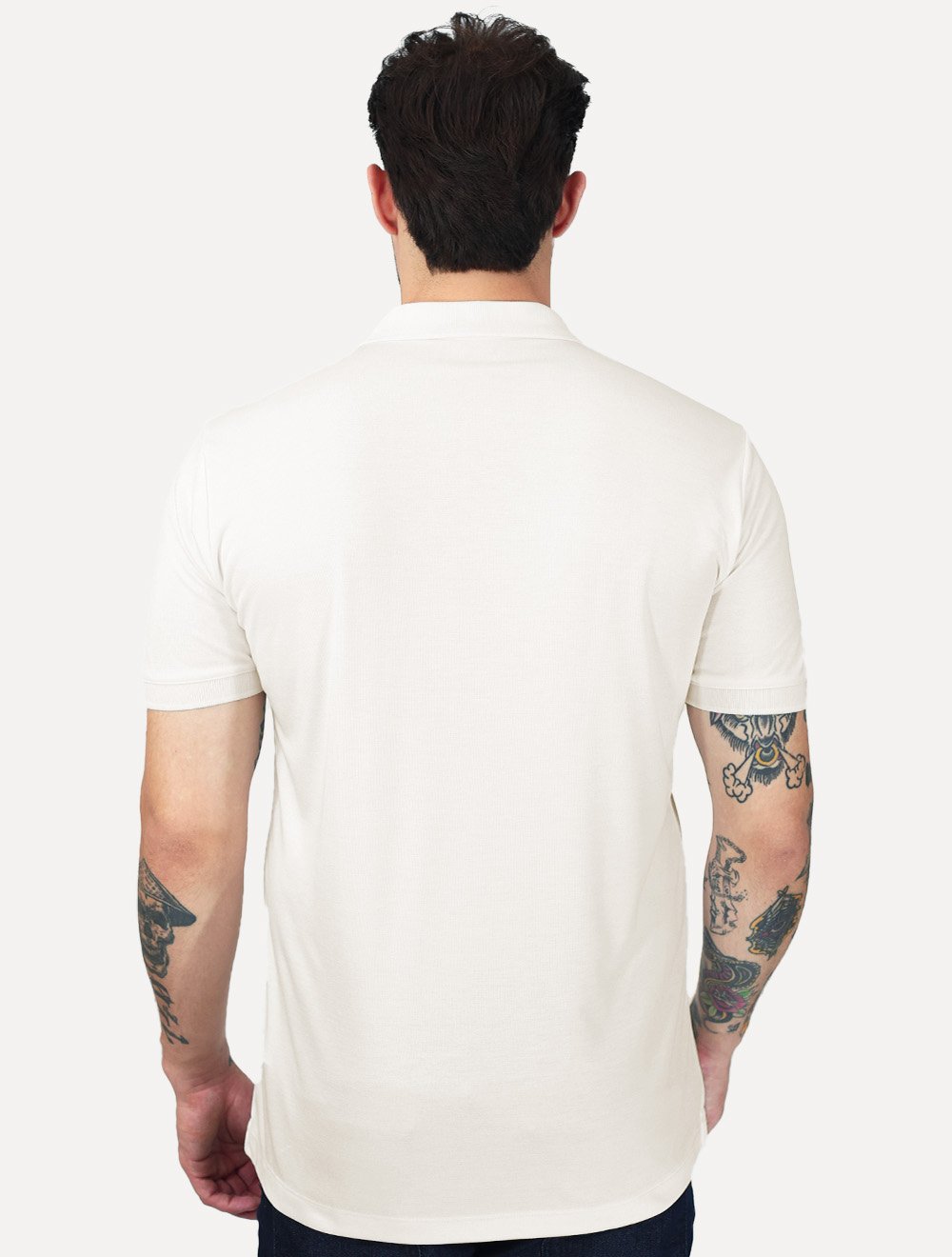 Polo King & Joe Masculina Travel Pack Tech Viscose Premium Off-White
