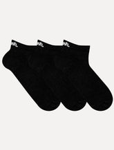 Meia Mash Esportiva Sapatilha Preta Kit 3 Pares