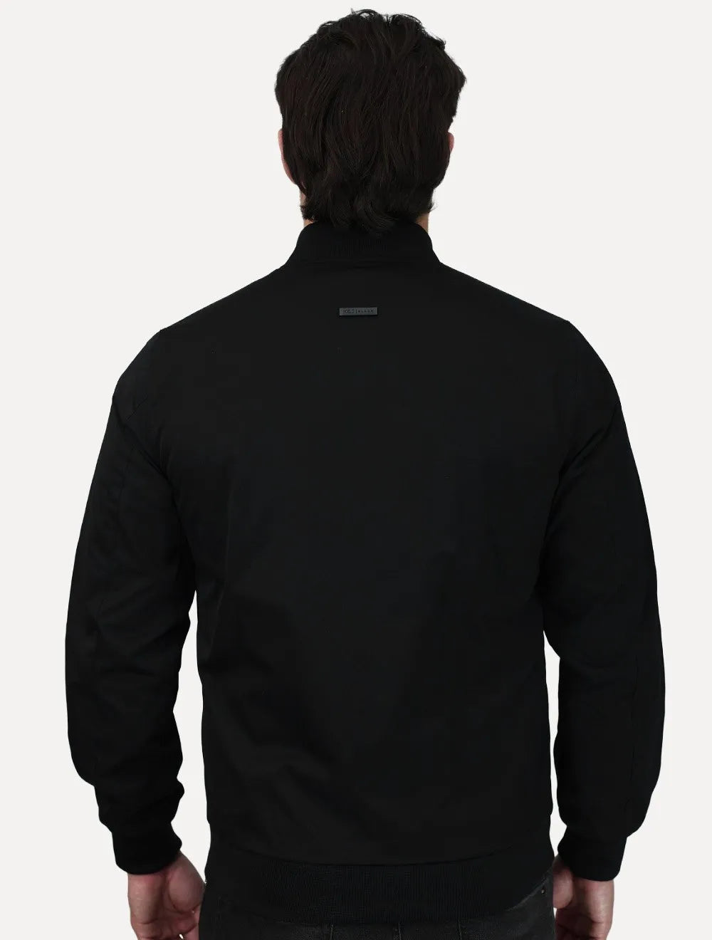 Jaqueta K&J Black Masculina Nylon Premium Gola Bomber Preta