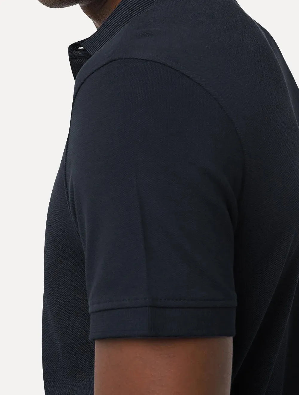 Polo Tommy Hilfiger Masculina Slim Piquet 1985 Azul Marinho