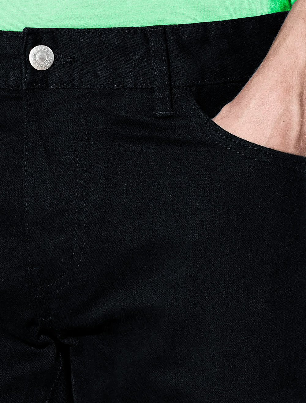 Calça Jeans Armani Exchange Masculina J14 Fleece Slim 5 Pockets Azul Marinho