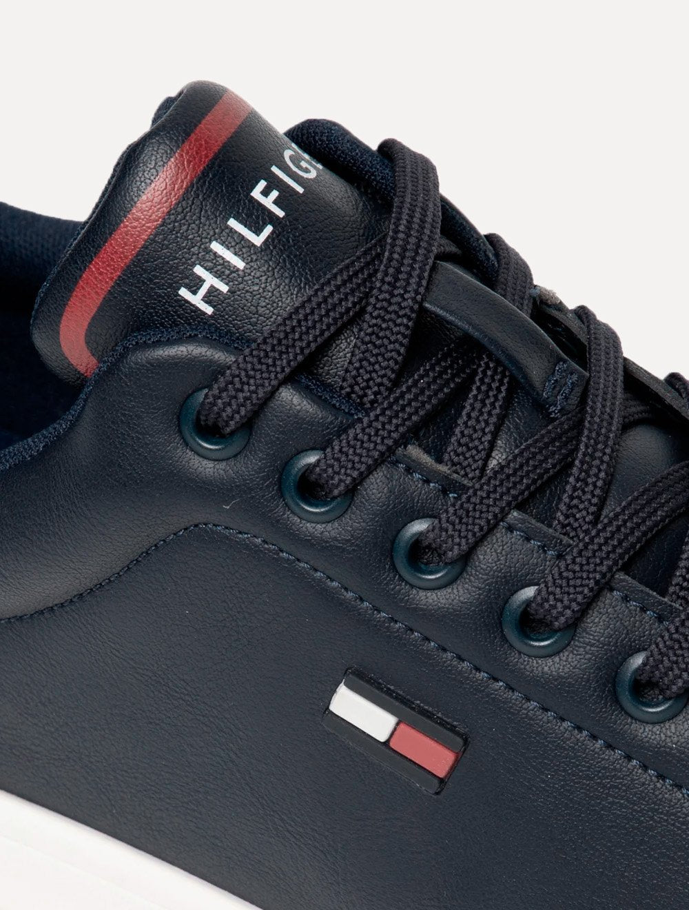 Tênis Tommy Hilfiger Masculino Flag Low Cut-Lace Up Azul Marinho