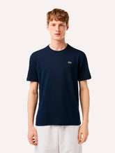 Camiseta Lacoste Masculina Sport Technique Logo Azul Marinho