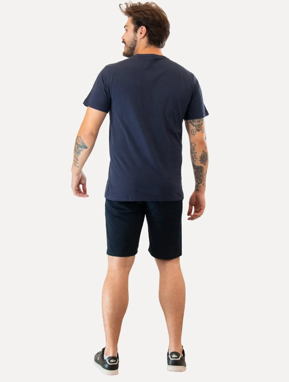 Camiseta Original Penguin Masculina Blue Mascot Logo Azul Marinho