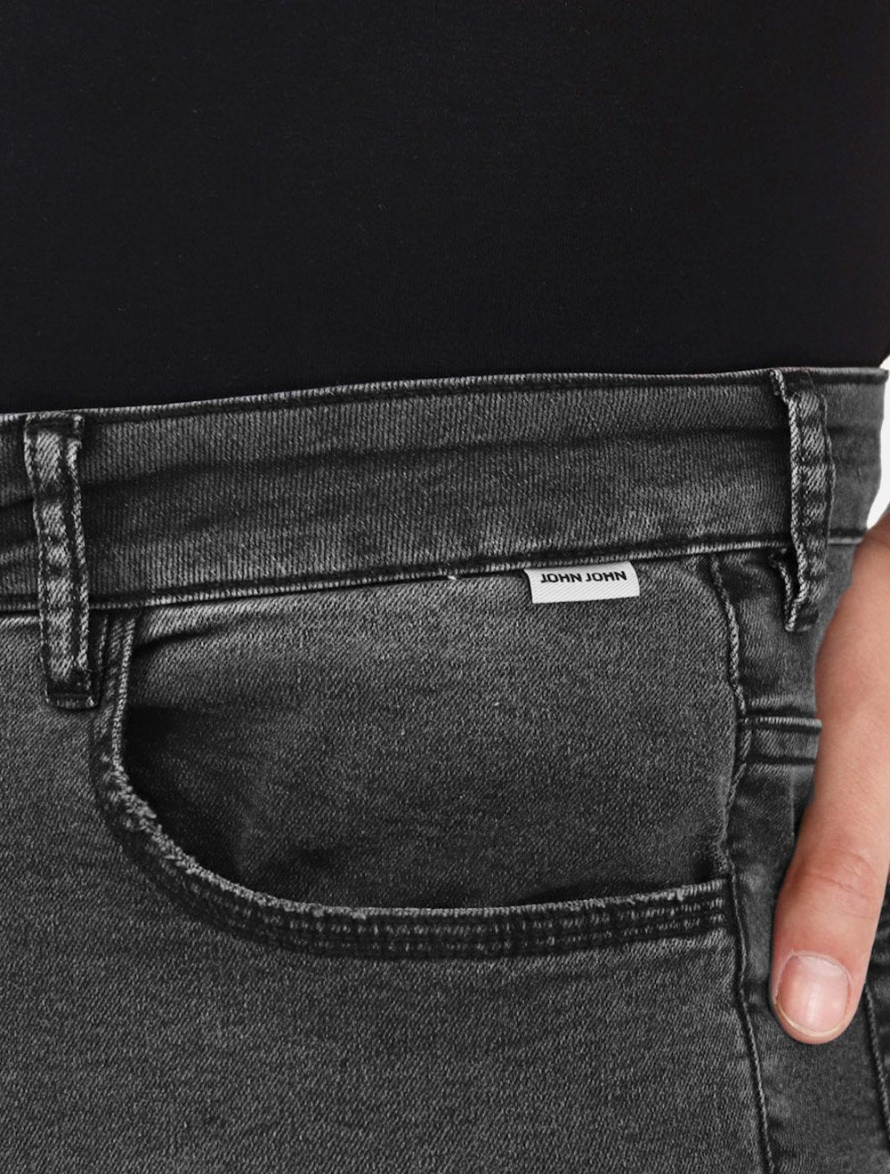 Calça Jeans John John Masculina Slim Honduras Preta