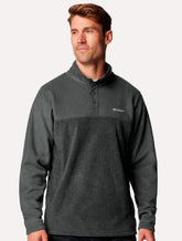Blusa Columbia Masculina Fleece Steens Mountain Half Snap II Grafite