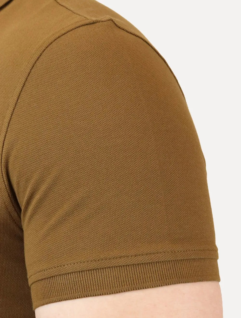 Polo Tommy Hilfiger Masculina Slim Piquet 1985 Marrom