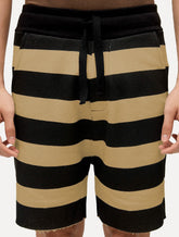 Bermuda Osklen Masculina Moletom Casual Listrada E-Fabric Cáqui
