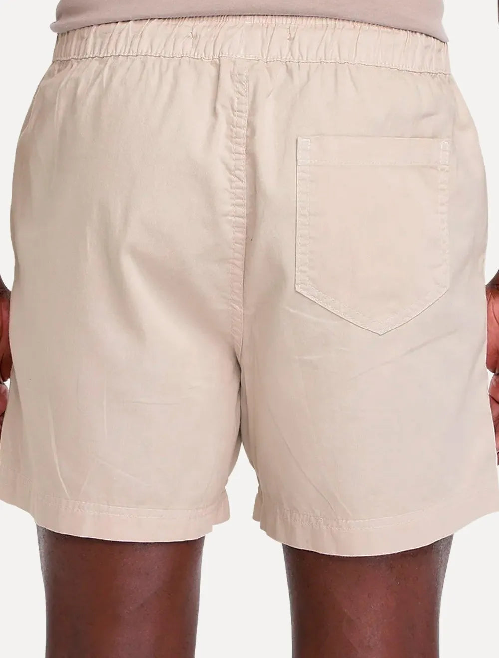 Short Calvin Klein Jeans Masculino Color Cós Elástico Areia