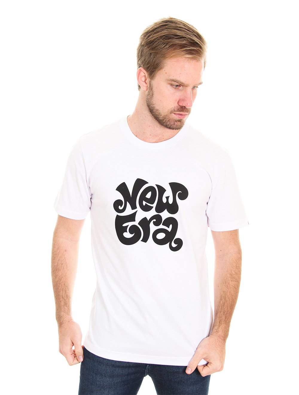 Camiseta New Era Masculina Regular Nature Branca