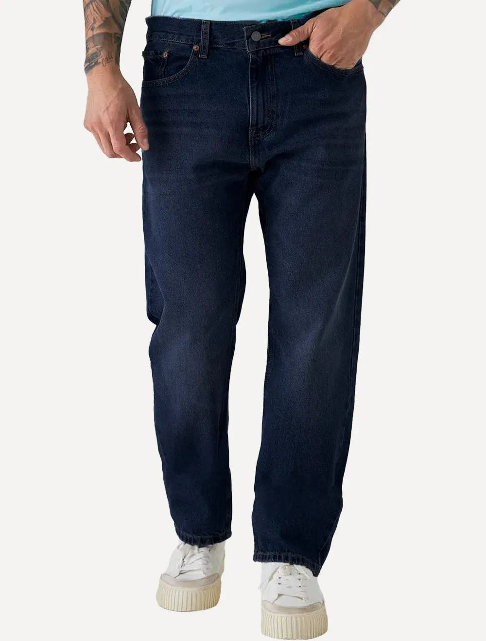 Calça Levis Jeans Masculina 505 Regular Escura