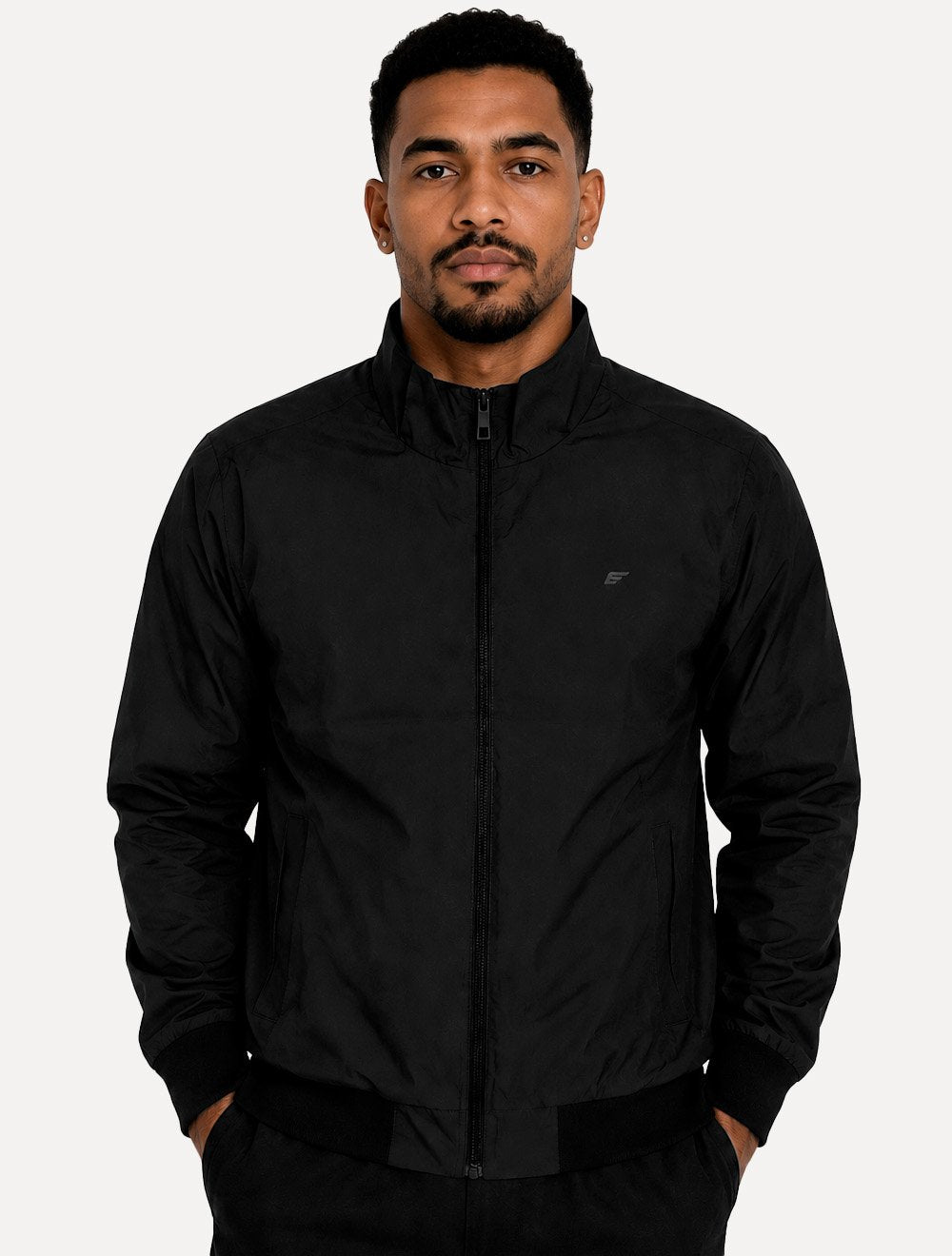 Jaqueta Ellus Masculina Tech Bomber Preta