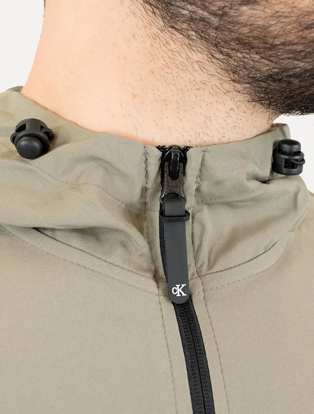 Jaqueta Calvin Klein Jeans Masculina CKJ Flex Cáqui Médio