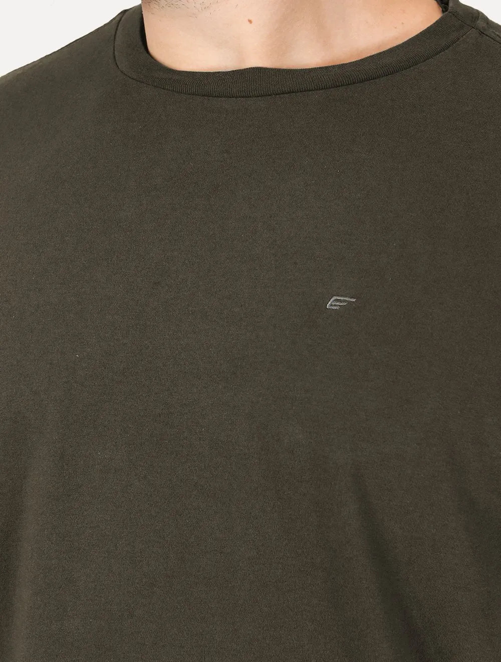Camiseta Ellus Masculina Cotton Easa Classic Marrom Escuro