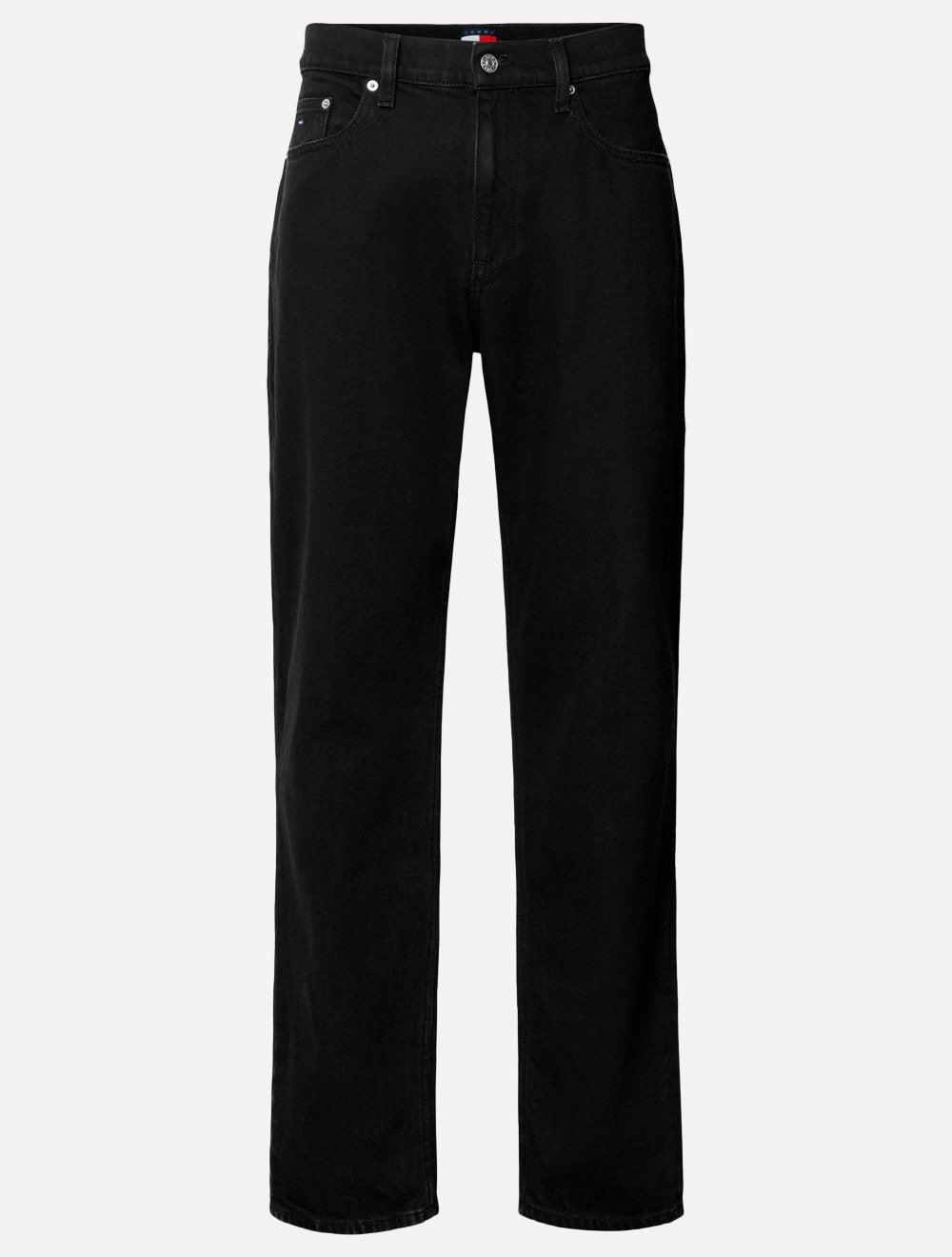 Calça Tommy Jeans Masculina Regular Straight Otis Preta