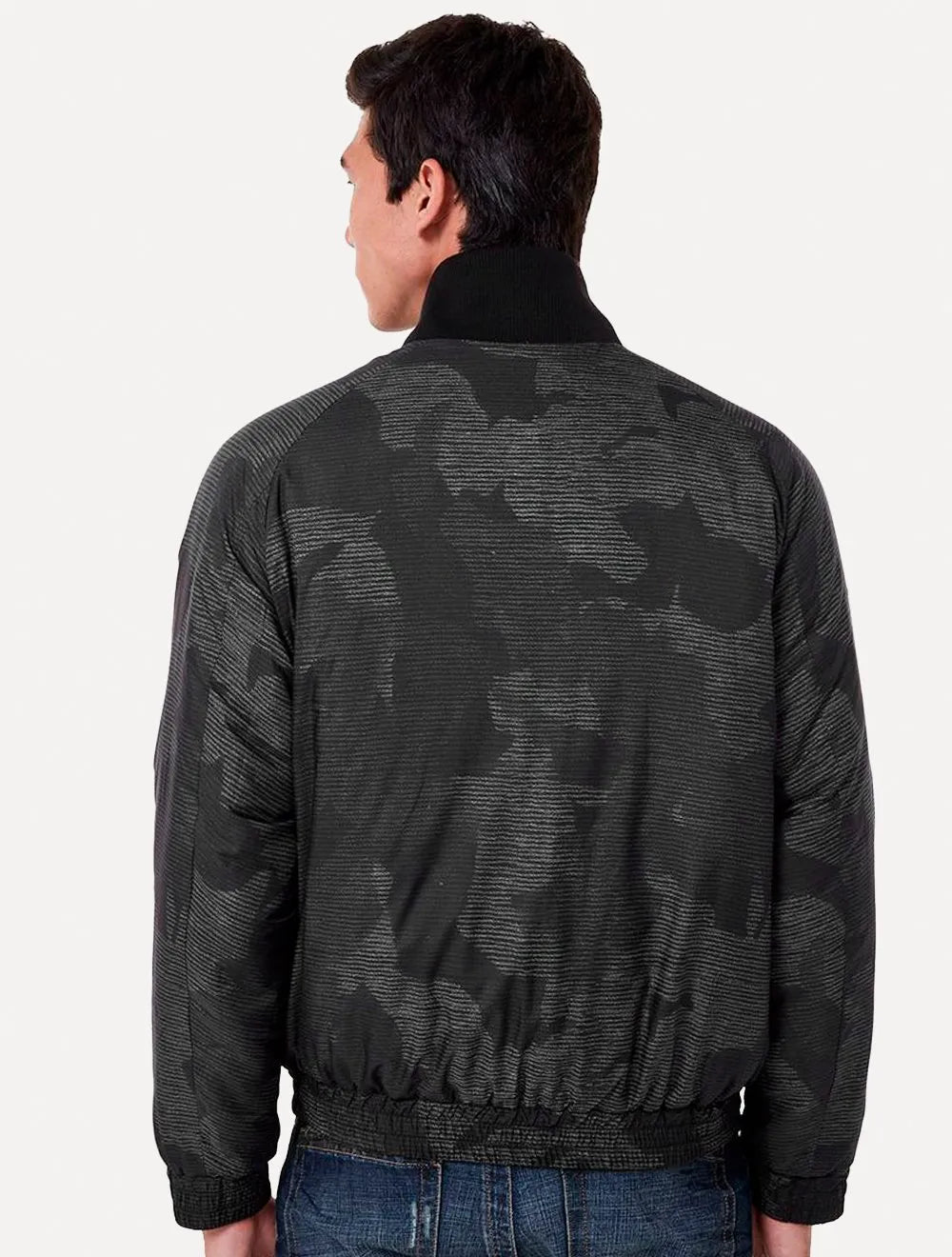 Jaqueta John John Masculina Reta Double Liam Logo Cinza
