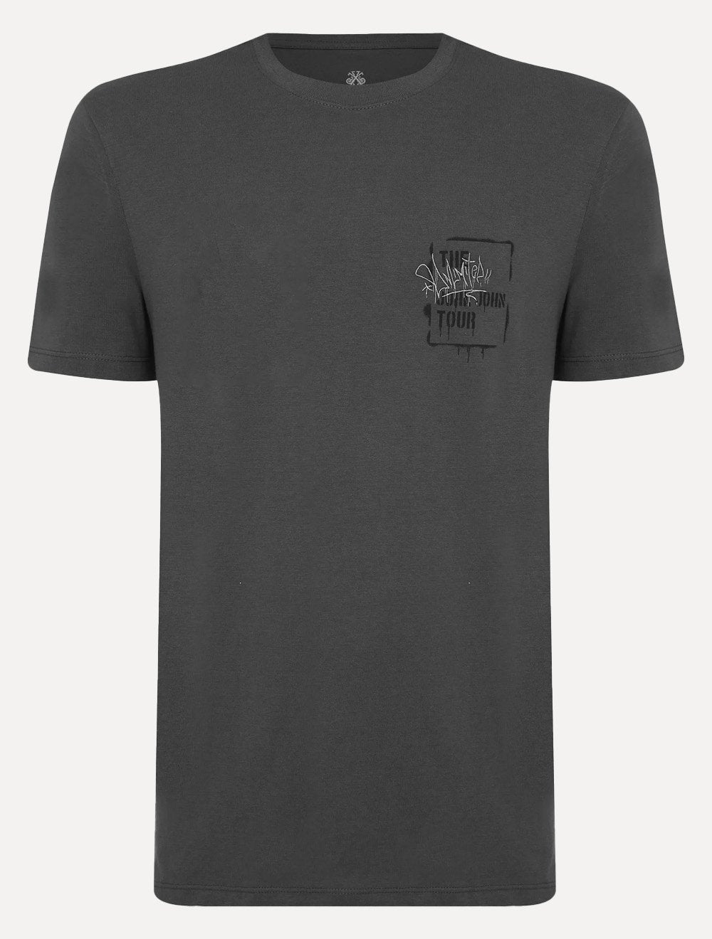 Camiseta John John Masculina Regular Fit Unlimited Cinza Escuro