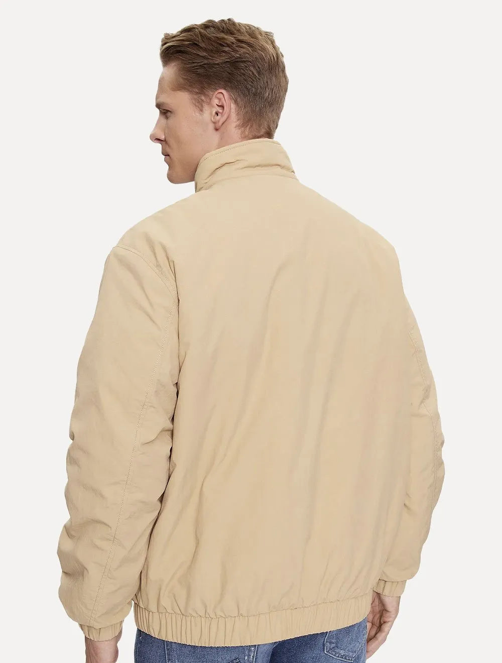 Jaqueta Tommy Jeans Masculina Essential Padded Plain Cáqui