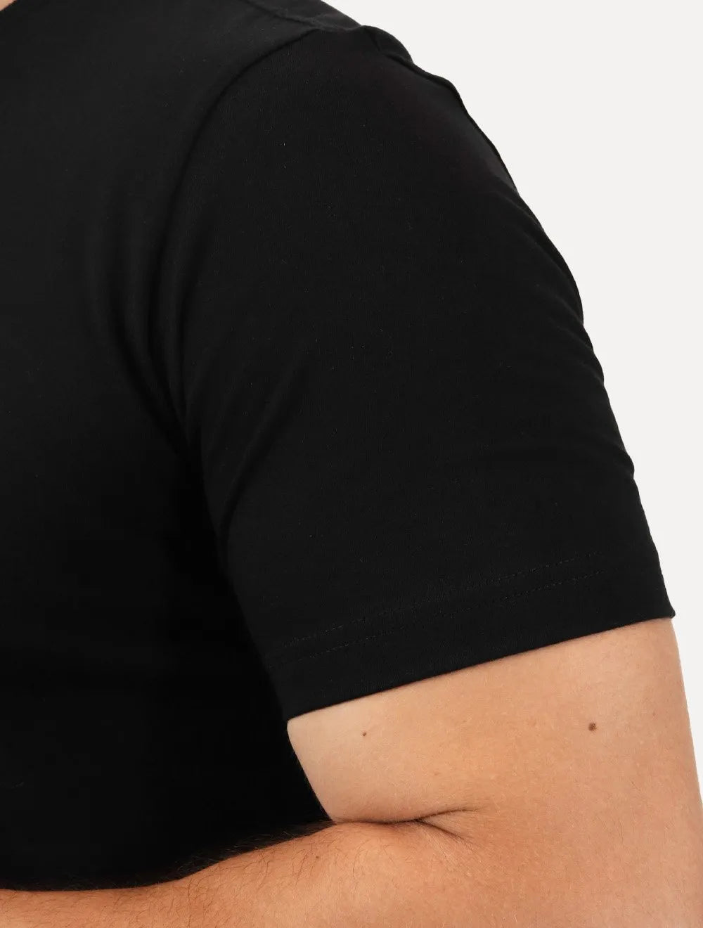 Camiseta King & Joe Masculina Good Day Logo Peito Preto