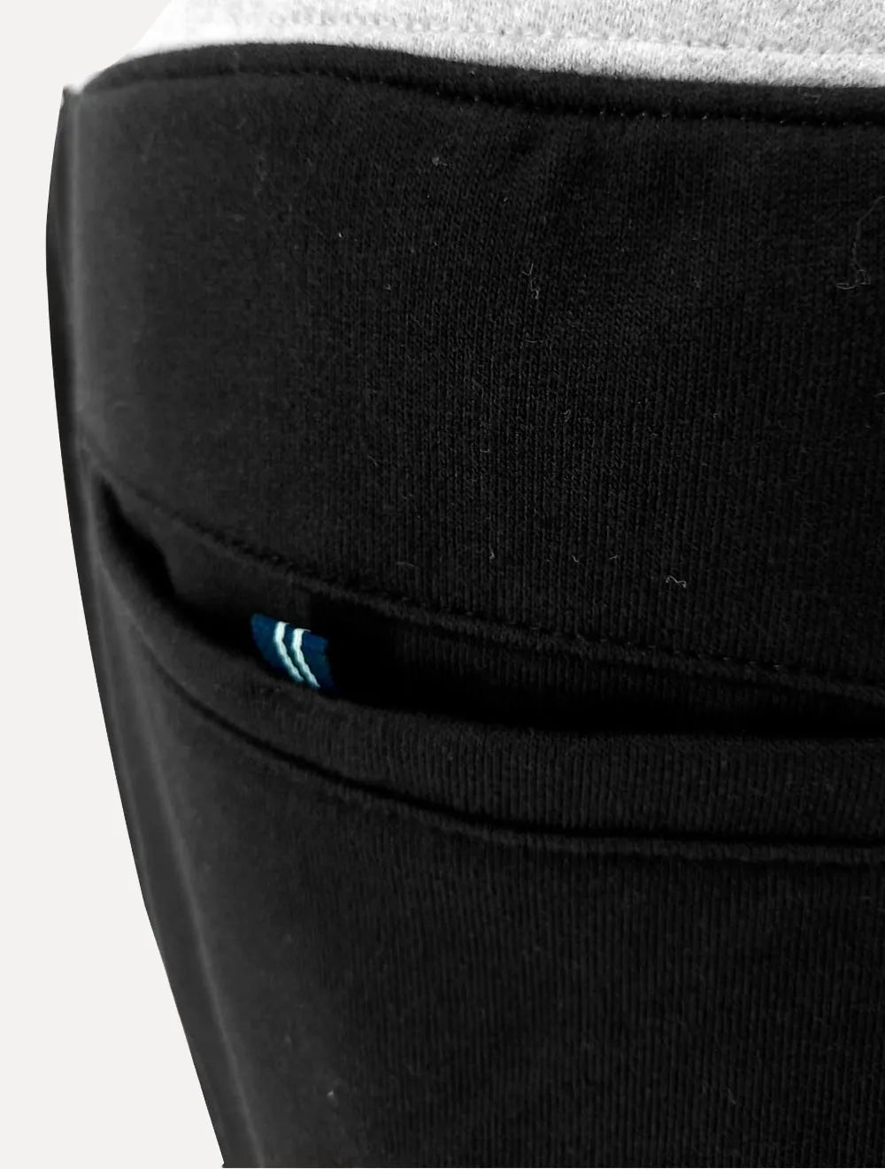 Bermuda Nautica Masculina Moletom Core Vertical Logo Preta