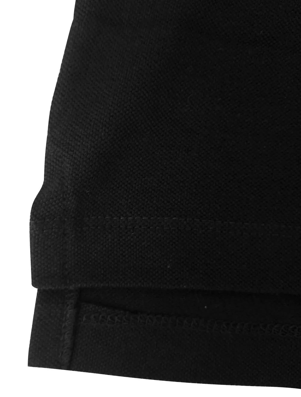 Polo Nautica Masculina Piquet Frisos Logo Colorblock Preta